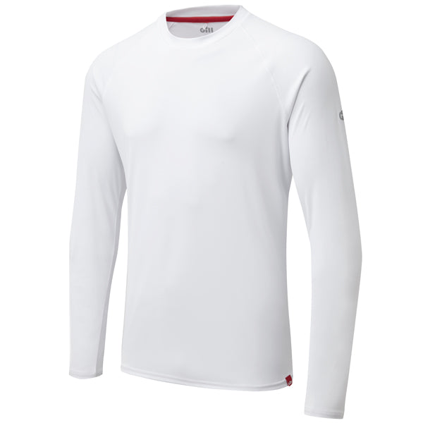 Indlæs billede i Gallery Viewer, Gill UV011 Men's UV Tec T-Shirt Lang Hvid Str L
