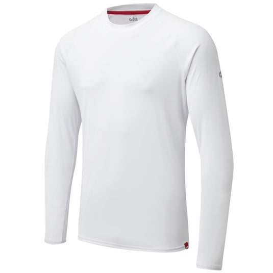 Gill UV011 Men's UV Tec T-Shirt Lang Hvid Str XXL