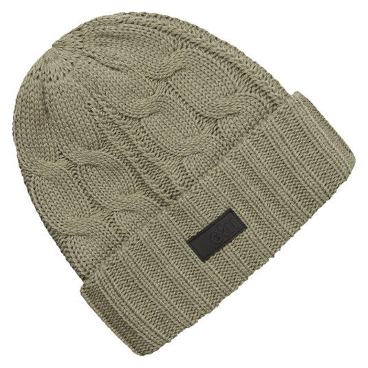 Gill HT 56 kable strikket hue, sart grøn