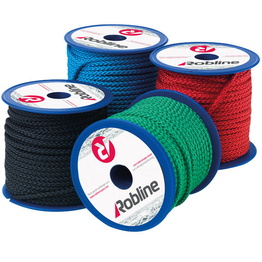 Robline Mini Polyester 3mm Rød boks 10 rl x 20m