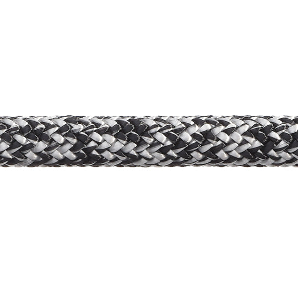 Indlæs billede i Gallery Viewer, Robline Admiral 7000 Dyneema fald, 6mm Sort/Hvid  - 1 mtr
