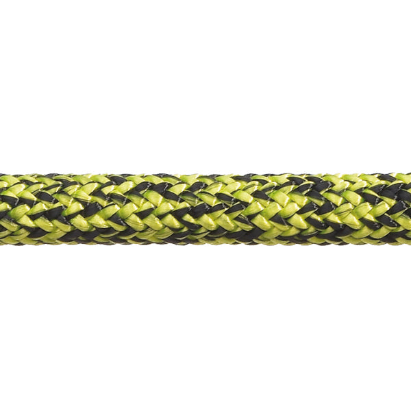 Indlæs billede i Gallery Viewer, Robline Admiral 7000 Dyneema fald, 10mm Sort/Gul  - 1 mtr
