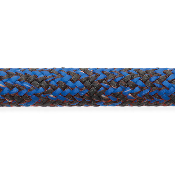 Indlæs billede i Gallery Viewer, Robline Sirius XTS Dyneema Cruising, 8mm Blå/Sort/Hvid  - 1m
