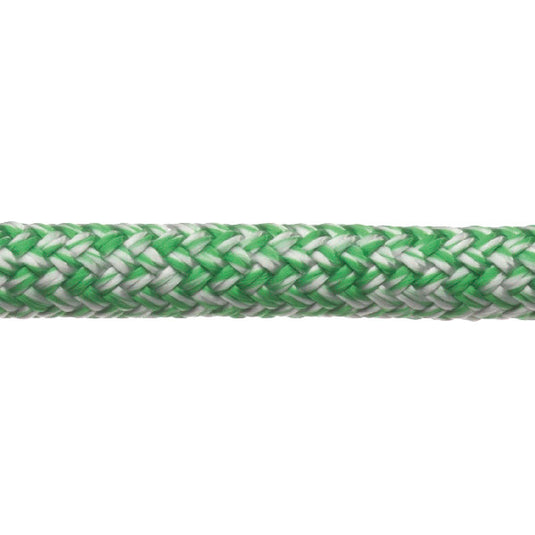 Robline Globe Pro Robtec fald, 12mm Hvid/Grøn  - 1 mtr