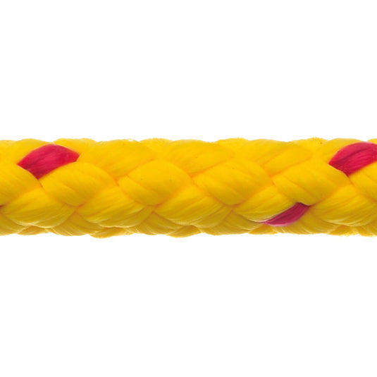 Robline Albatros Flydeline, 8mm Gul/Rød  - 1 mtr