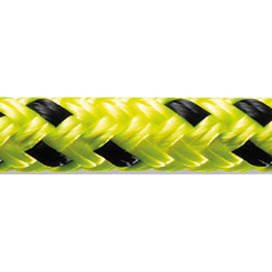 Robline Orion 500 Trimline, 5 mm Neongul/sort - 1 mtr