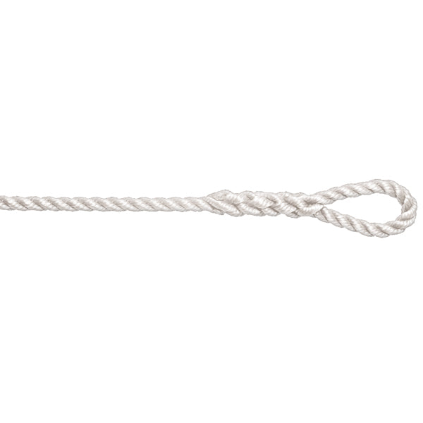 Indlæs billede i Gallery Viewer, Robline Twisted fenderline 6mm fortøjning 40mm Hvid 2m
