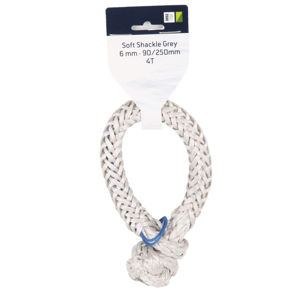 Indlæs billede i Gallery Viewer, 1852 Soft tovsjækel 6mm Grå 90/250mm 4T
