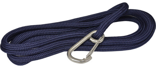 Indlæs billede i Gallery Viewer, 1852 fortøjning db. flettet med karabinhage Ø14mm 6m
