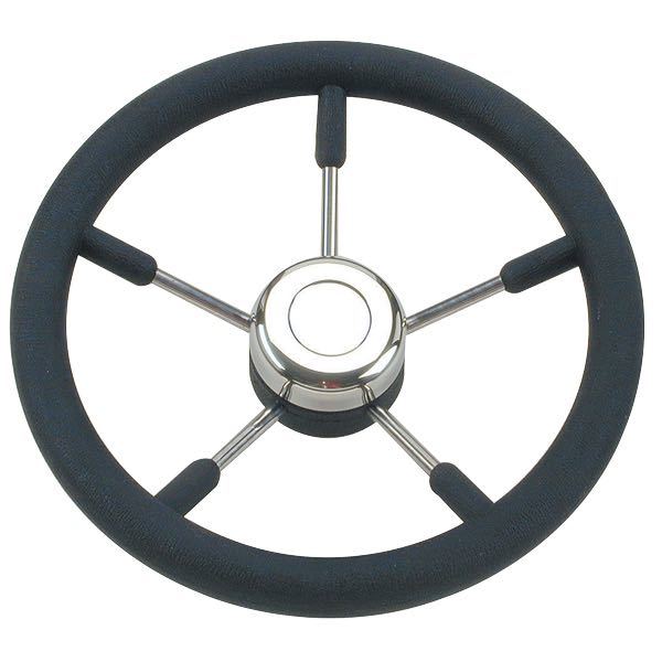 Indlæs billede i Gallery Viewer, Stålrat m. sort ring Ø32cm
