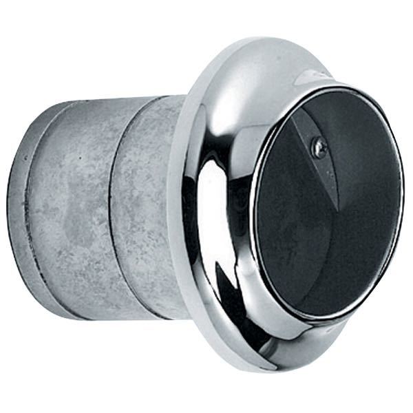 Indlæs billede i Gallery Viewer, 1852 Udstødningsgennemføring RF med plast kontra-klap Ø51mm
