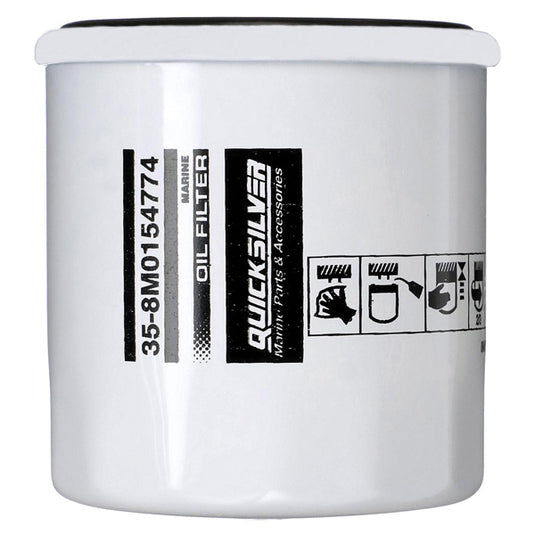 Quicksilver 8M0154774 Oliefilter til forskellige marinemotorer