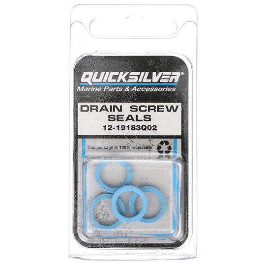 Quicksilver 19183Q02 Gearkasse olie dræn- og påfyldningsskrue pakning