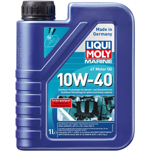 Indlæs billede i Gallery Viewer, Liqui moly marine 4t motor olie 10w-40 1l
