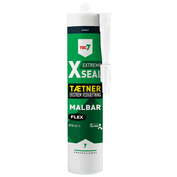Indlæs billede i Gallery Viewer, Tec7 X-Seal flex fugemasse 310 ml patron antracit ral7016
