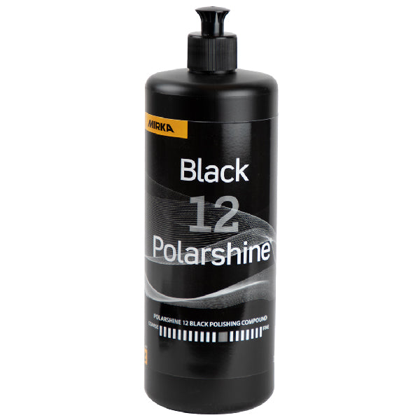 Indlæs billede i Gallery Viewer, Mirka Polarshine 12 black polermiddel 1 L
