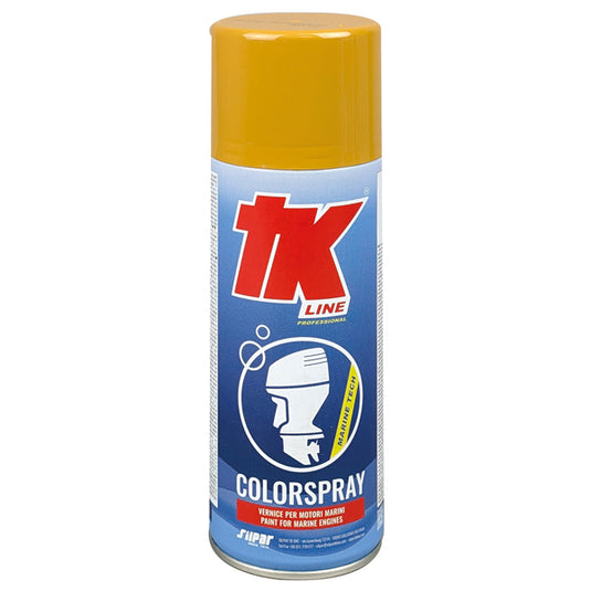 TK spraymaling caterpillar gul