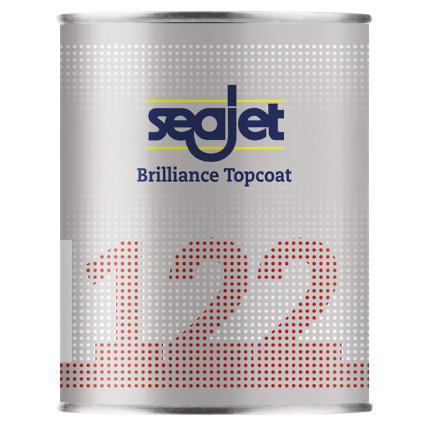 Indlæs billede i Gallery Viewer, Seajet 122 Brilliance Topcoat, 0,75L Blå
