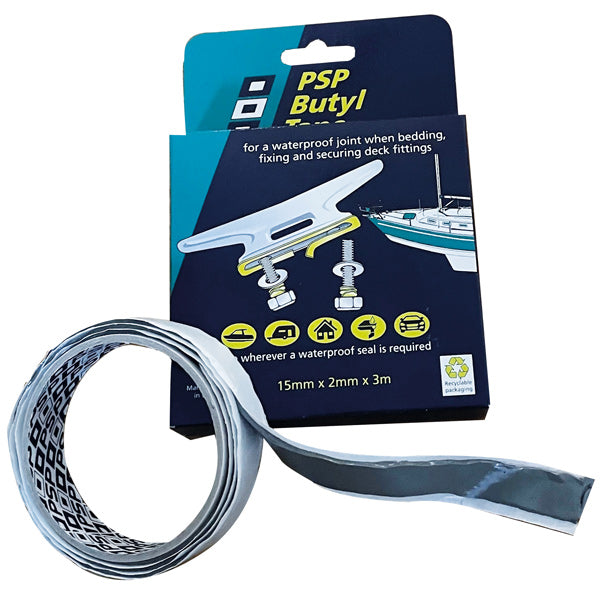 Indlæs billede i Gallery Viewer, PSP Butyl tape 15x2 mm, grå
