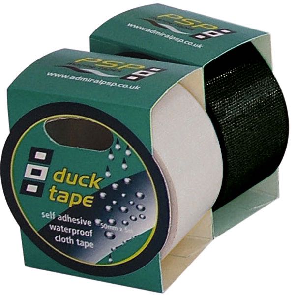Indlæs billede i Gallery Viewer, Psp duck tape gaffa tape sort 50mm x 5m
