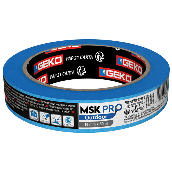 Indlæs billede i Gallery Viewer, Geko Pro Outdoor Blå afdækningstape, 5 mdr UV resistens
