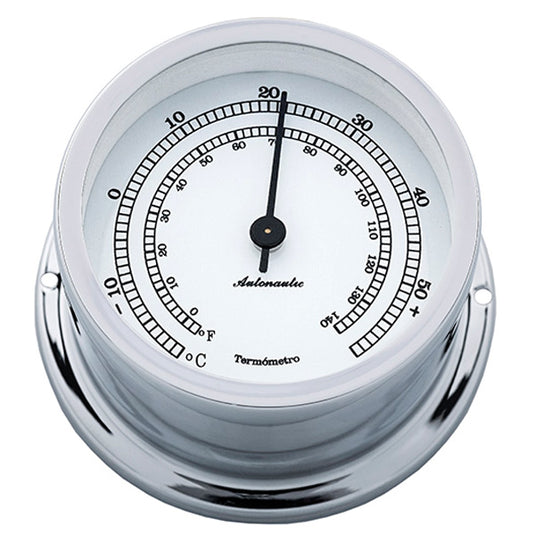 Autonautic Minor 72 termometer Ø72/50 mm forkromet messing