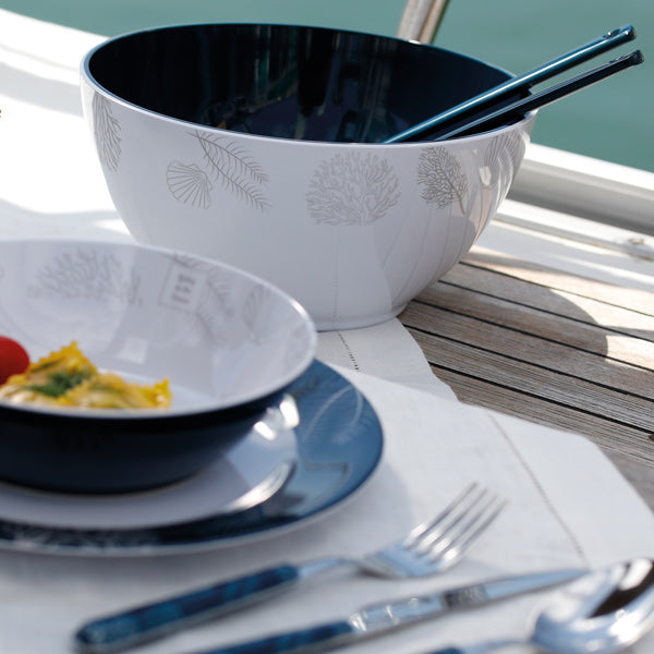 Indlæs billede i Gallery Viewer, MB Living salatskål med salatbestik  Ø 25 cm
