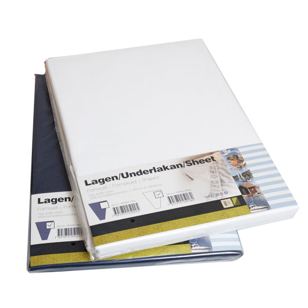 Indlæs billede i Gallery Viewer, Lagen faconsyet til forkøjen 260x270x90cm  hvid
