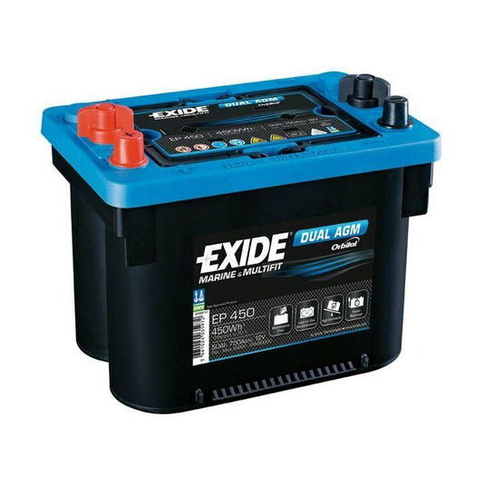 Exide Dual AGM 12V 50Ah