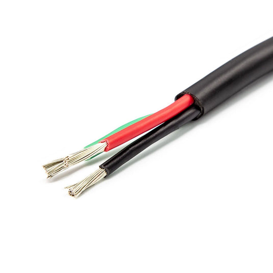 Fortinnet kabel 3x2,5 mm² sort 100 m