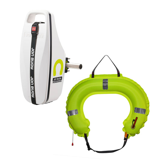 Jon Buoy Horseshoe MK3 hesteskobøje, hvid taske