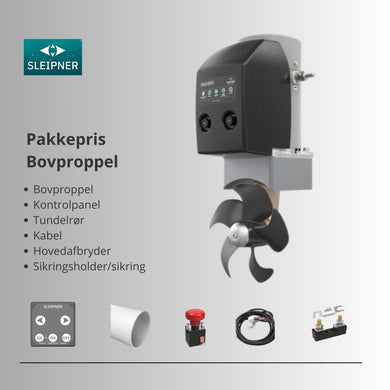 Sleipner Sidepower se 80 bov propel sæt 12v