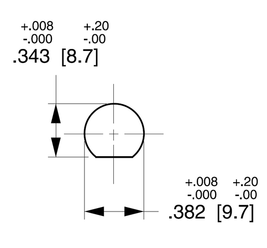 ½