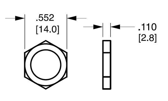 ½