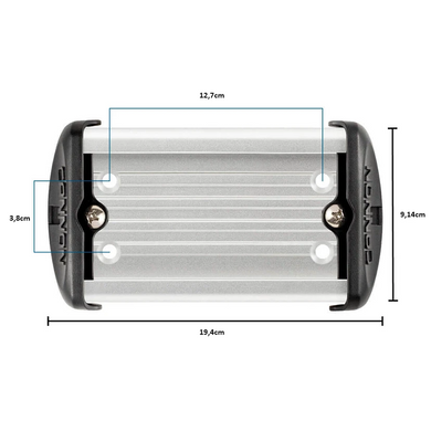 Aluminium monteringsskena 18