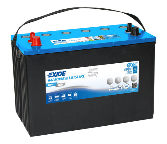 Exide Dual AGM 12V 100Ah
