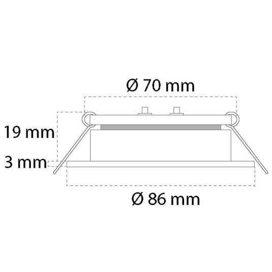 Casolux Maria stor med touch 3000K 10-32v