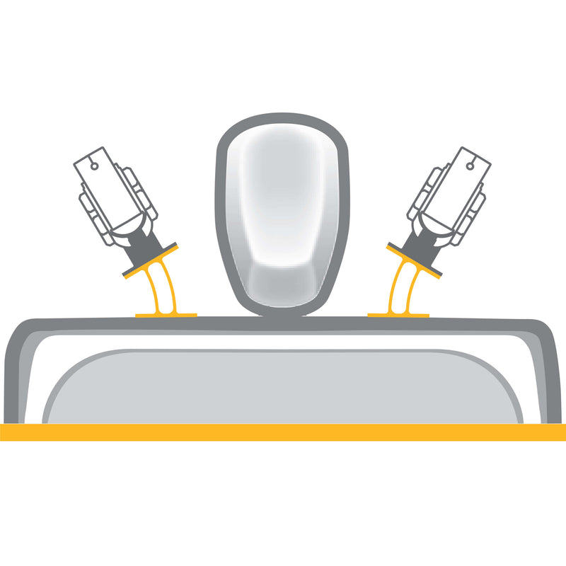 Indlæs billede i Gallery Viewer, Raptor Vinklet Beslag Sort
