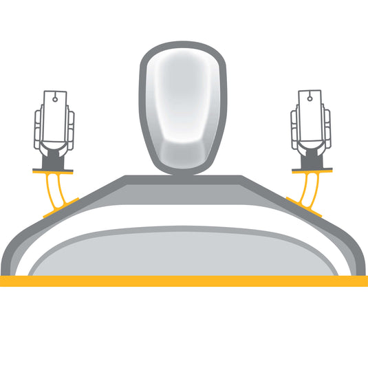 Raptor Vinklet Beslag Sort