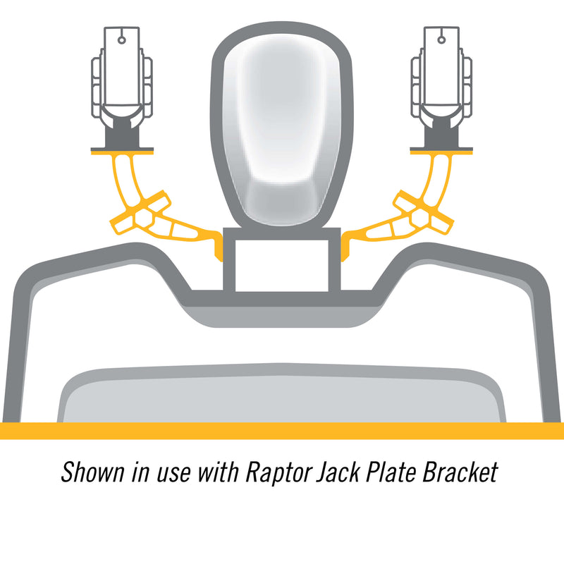 Indlæs billede i Gallery Viewer, Raptor Vinklet Beslag Sort
