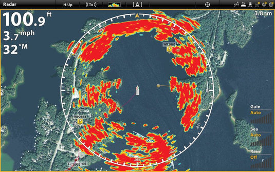 Humminbird 2124 CHIRP Radar
