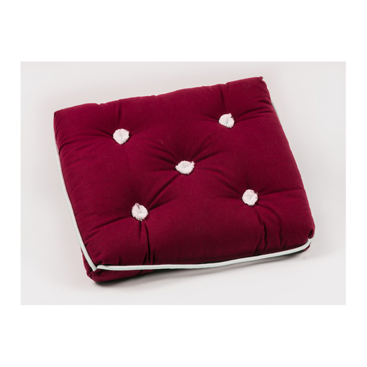 Kapokpude, enkelt, Bordeaux