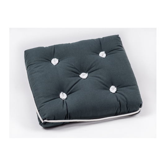 Kapokpude, enkelt, Grå