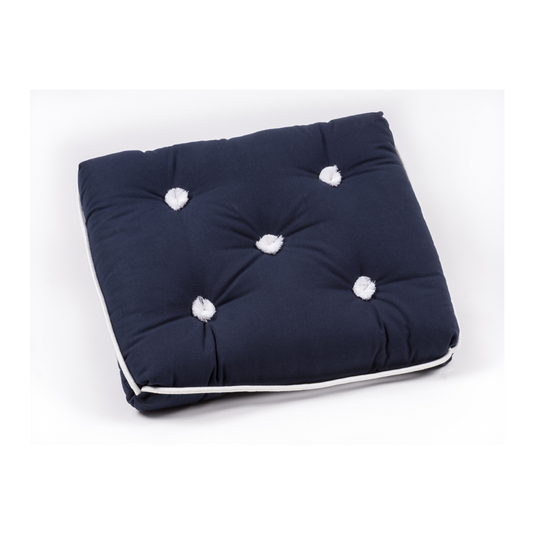 Kapokpude, enkelt, Navy Blue