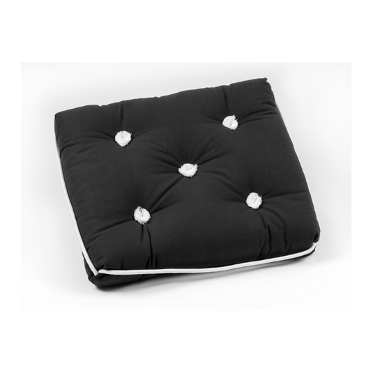 Kapokpude, enkelt, Sort