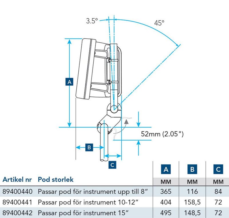Indlæs billede i Gallery Viewer, Pod - flexmount 10-12&quot;
