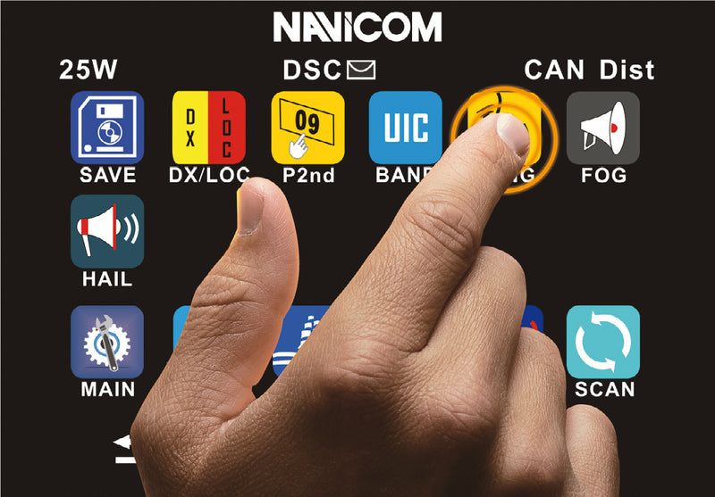 Indlæs billede i Gallery Viewer, Navicom VHF 1050 N2K, Touch
