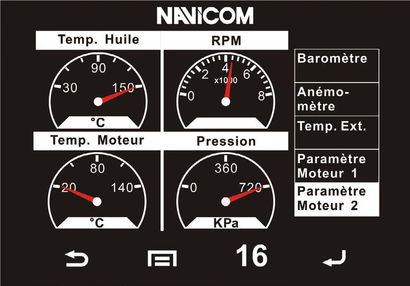 Indlæs billede i Gallery Viewer, Navicom VHF 1050 AIS,N2K,Touch
