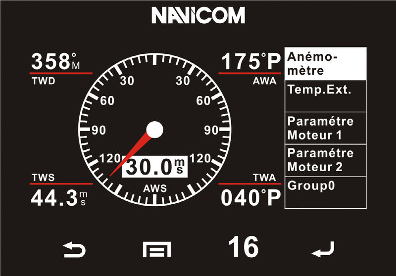 Indlæs billede i Gallery Viewer, Navicom VHF 1050 N2K, Touch
