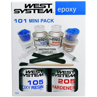 West System Mini sæt, reparations kit, 300 gr epoxy